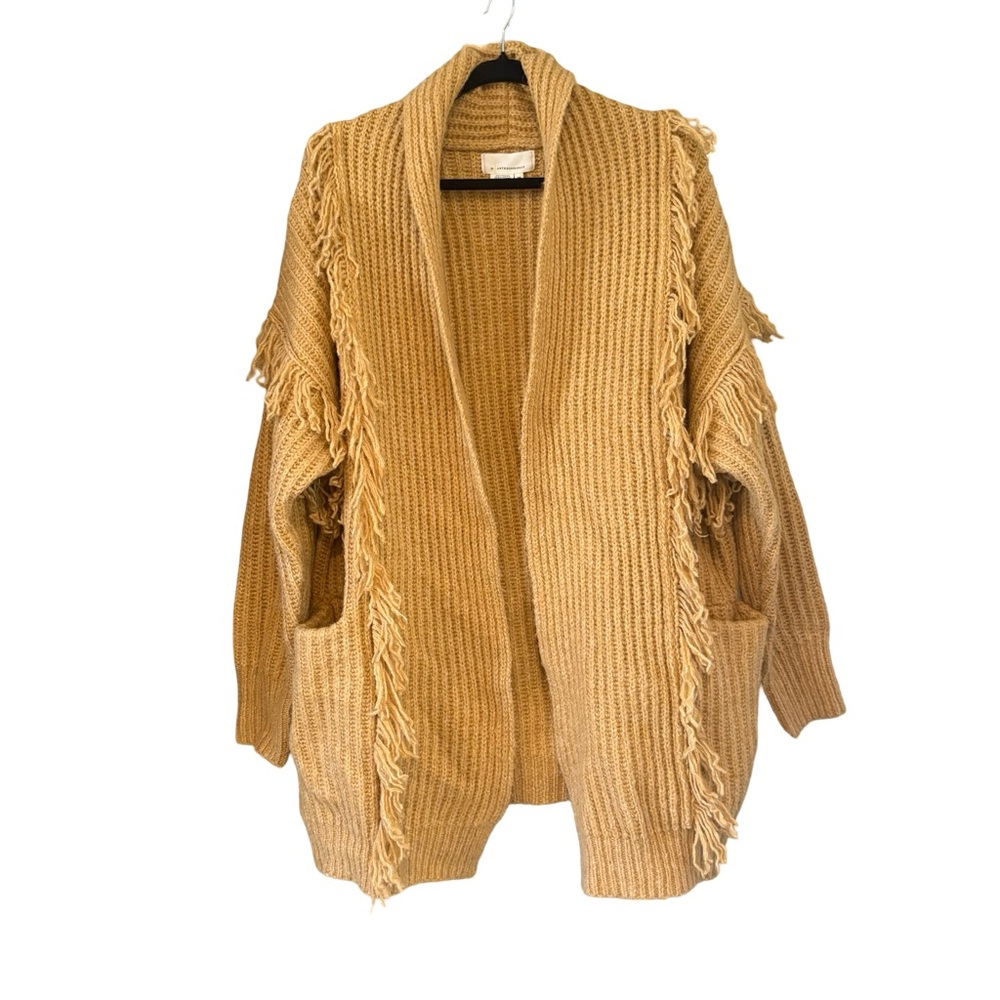 Anthropologie Amanza Fringed Cardigan, Sz XS/S - Picture 9 of 15